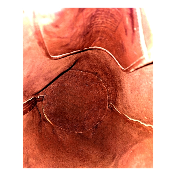 Coach 9085 RARE Vintage XL Duffle/Bucket In Mocha Leather - Picture 6 of 7